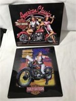Harley Davidson Classic Babes Tin Signs (2)