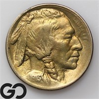 1913-S Buffalo Nickel, Type 2 Near Gem Bid: 1,200