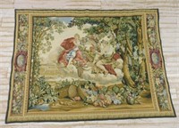 Belgian Classical "Bacchus" Tapestry.