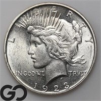 1923-D Peace Silver Dollar, BU++ Bid: 225