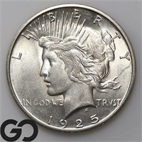 1925-S Peace Silver Dollar, BU++ Bid: 275