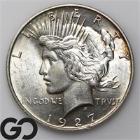 1927-D Peace Silver Dollar, BU+ Bid: 400