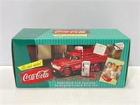 Vintage Coca-Cola die cast metal stake truck