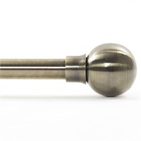 DRD Elemental Ball 1 Inch Curtain Rod retail $29