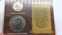 Susan B/D Eisenhower Tribute Coin Set