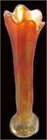 MAROGOLD CARNIVAL GLASS VASE