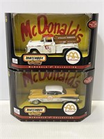 Vintage Matchbox McDonald’s die-cast cars