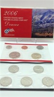 2006 U.S Mint Uncirculated Coin Set Denver