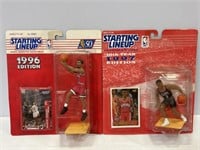 Vintage Scottie Pippen & Allen Iverson figurines