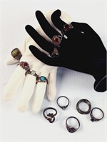 1.51 OZT Sterling Silver Rings
