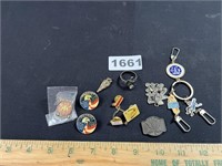 Keychain, Ring, Pins, Smalls