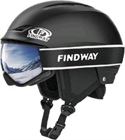 Findway Snow Ski Helmet Set, Snowboard Helmet with