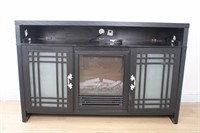 MODERN ELECTRIC FIREPLACE CONSOLE WITH STORAGE