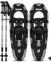 Odoland 4-in-1 Lightweight Snow Shoes Set, unisex,