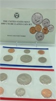 1989 U.S Mint Uncirculated Coin Set P&D