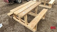 3' Wooden picnic table