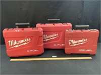 Empty Milwaukee Tool Cases