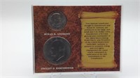 Susan B/D Eisenhower Tribute Coin Set