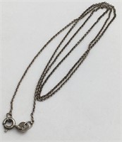 Sterling Silver Italy Chain Necklace