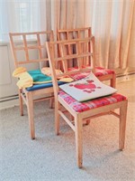 Set of 3 MCM Wood Chairs