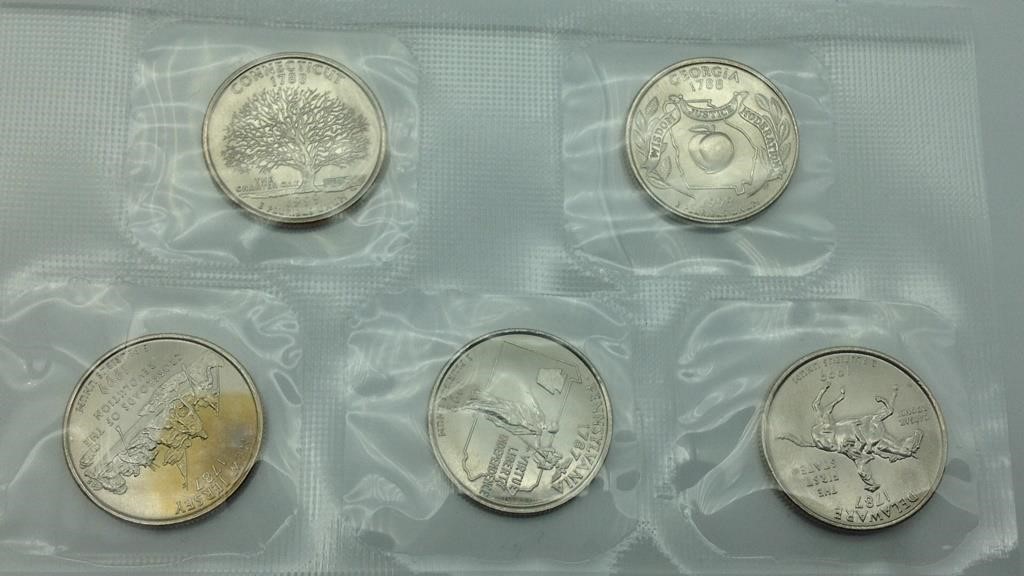 1999 U.S Mint Proof Quarter Set
