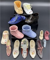Vintage Miniature Pottery Shoes & More