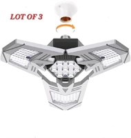 LOT OF 3 - Mastlend LED Garage Lights 100W 10000LM