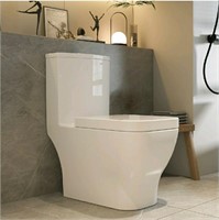 MEJE, Modern Square Design One Piece Toilet with C