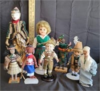 Lot of Foreign Dolls