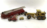 Nylint Hook-N-Ladder & Tonka Road Grader Toys