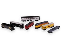 Vintage O Guage MTH Model Railroad Cars and Engine