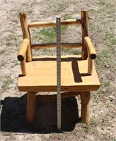 Handcrafted Wooden Chair Made by Consignor