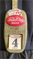 1970 Falls City Beer Advertisement Calendar