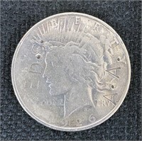 Silver 1926 Peace Dollar w/Stamping