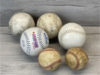 ASSORTED BASEBALLS & SOFTBALLS