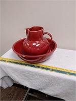 Water pitcher and Bowl