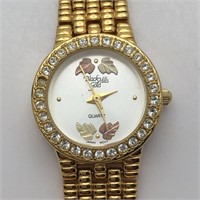 Black Hills Gold Plated Quartz Wrist Watch