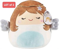 LOT of 2, Squishmallows 12-Inch Nicky The Angel -O
