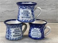 GOOD MORNING FROM NASHVILLE POTTERY MUGS