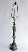 Vintage Stone Table Lamp -No Shade -Heavy