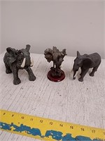 Group of decorative elephant figurine