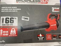 CRAFTSMAN CORDLESS AXIAL BLOWER RETAIL $119