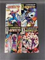 4 Hawkeye Marvel comic books #1 2 3 4