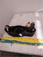 Decorative wooden bear
