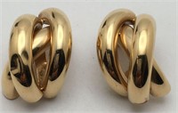 Pair Of 14k Gold Earrings