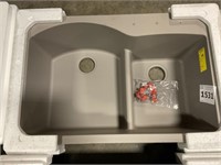 Offset 60/40 Double Bowl Undermount Sink