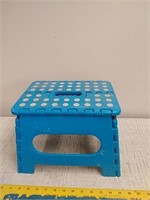 Small folding step stool
