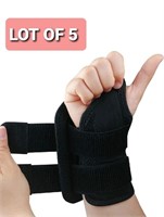 Lot of 5, Carpal Tunnel Wrist Brace, Adjustable Wr