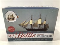 U.S.S. Constitution Ship In A Bottle Model Kit
