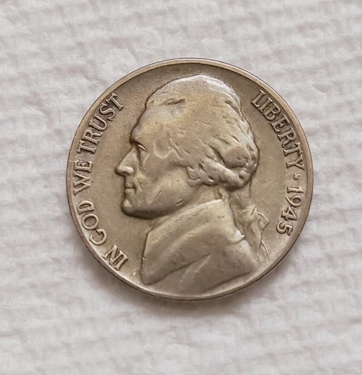 OF) 1945 D Silver Nickel